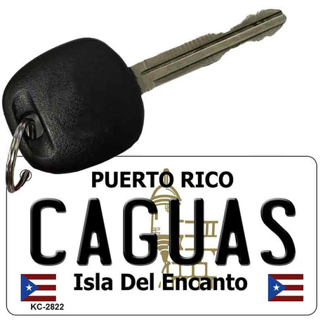 Caguas Puerto Rico Flag Novelty Aluminum Key Chain KC-2822