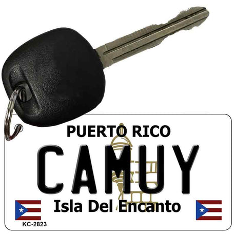 Camuy Puerto Rico Flag Novelty Aluminum Key Chain KC-2823