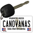 Canovanas Puerto Rico Flag Novelty Aluminum Key Chain KC-2824