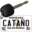 Catano Puerto Rico Flag Novelty Aluminum Key Chain KC-2826