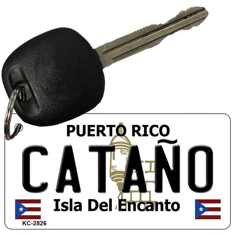 Catano Puerto Rico Flag Novelty Aluminum Key Chain KC-2826