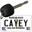 Cayey Puerto Rico Flag Novelty Aluminum Key Chain KC-2827