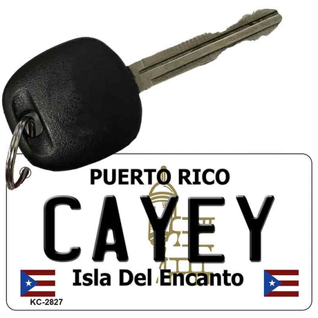 Cayey Puerto Rico Flag Novelty Aluminum Key Chain KC-2827