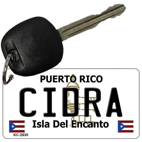 Cidra Puerto Rico Flag Novelty Aluminum Key Chain KC-2830