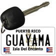 Guayama Puerto Rico Flag Novelty Aluminum Key Chain KC-2839