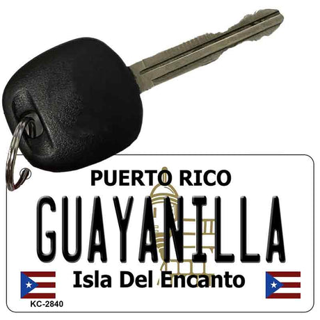 Guayanilla Puerto Rico Flag Novelty Aluminum Key Chain KC-2840