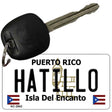 Hatillo Puerto Rico Flag Novelty Aluminum Key Chain KC-2843