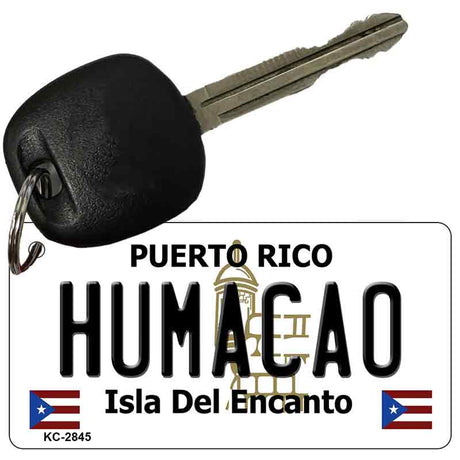 Humacao Puerto Rico Flag Novelty Aluminum Key Chain KC-2845