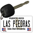 Las Piedras Puerto Rico Flag Novelty Aluminum Key Chain KC-2853