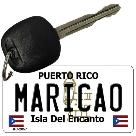 Maricao Puerto Rico Flag Novelty Aluminum Key Chain KC-2857