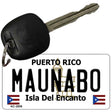 Maunabo Puerto Rico Flag Novelty Aluminum Key Chain KC-2858