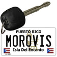 Morovis Puerto Rico Flag Novelty Aluminum Key Chain KC-2861