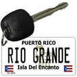 Rio Grande Puerto Rico Flag Novelty Aluminum Key Chain KC-2870