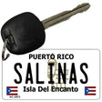 Salinas Puerto Rico Flag Novelty Aluminum Key Chain KC-2872