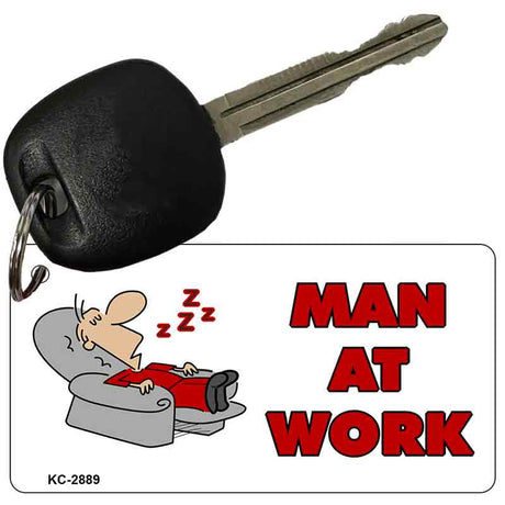 Man At Work Novelty Aluminum Key Chain KC-2889