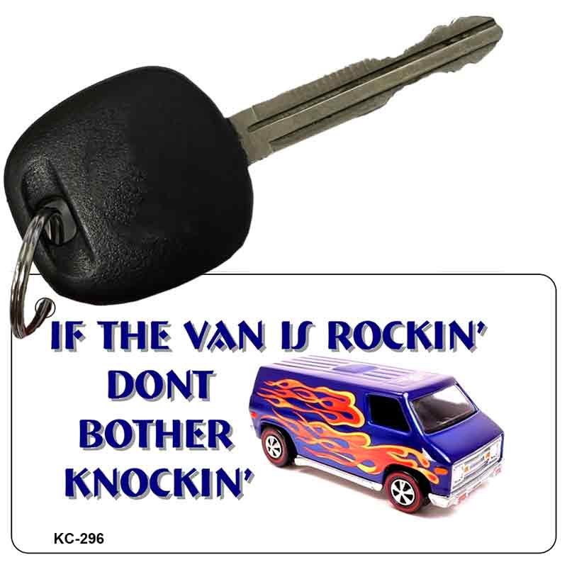 If The Van Is Rockin Novelty Aluminum Key Chain KC-296