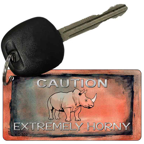 Extremely Horny Novelty Aluminum Key Chain KC-302