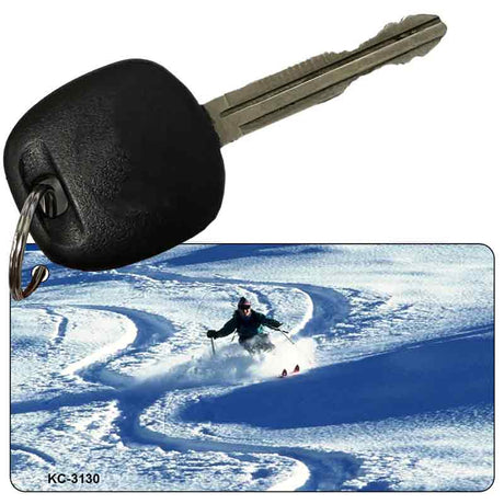 Powder Slopes Novelty Metal Key Chain KC-3130