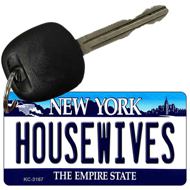 Housewives New York State License Plate Tag Key Chain KC-3167