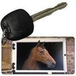 Horse In Barn Novelty Metal Key Chain KC-3175