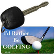 Rather Be Golfing Novelty Aluminum Key Chain KC-319