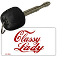 Classy Lady Novelty Aluminum Key Chain KC-324