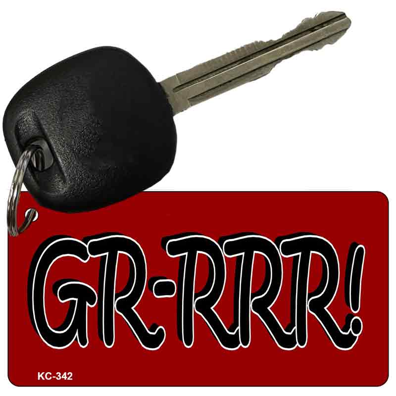 GRRRR Novelty Aluminum Key Chain KC-342