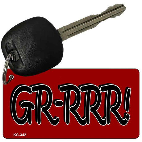 GRRRR Novelty Aluminum Key Chain KC-342