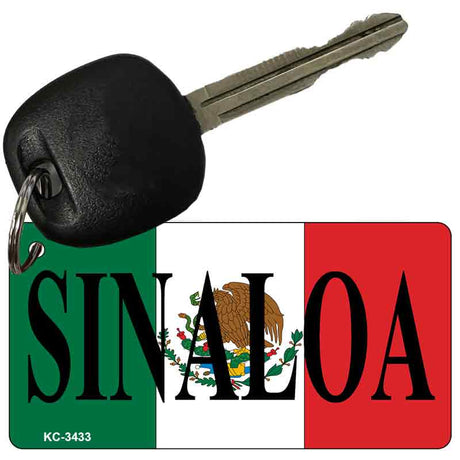 Sinaloa Flag Novelty Aluminum Key Chain KC-3433