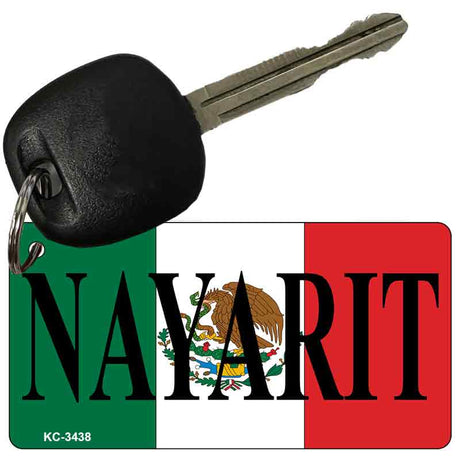 Nayarit On Flag Novelty Aluminum Key Chain KC-3438