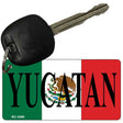 Yucatan On Flag Novelty Aluminum Key Chain KC-3440