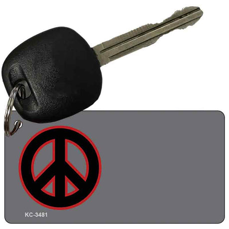 Peace OffSet Novelty Aluminum Key Chain KC-3481