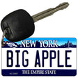 Big Apple New York State License Plate Tag Key Chain KC-3507