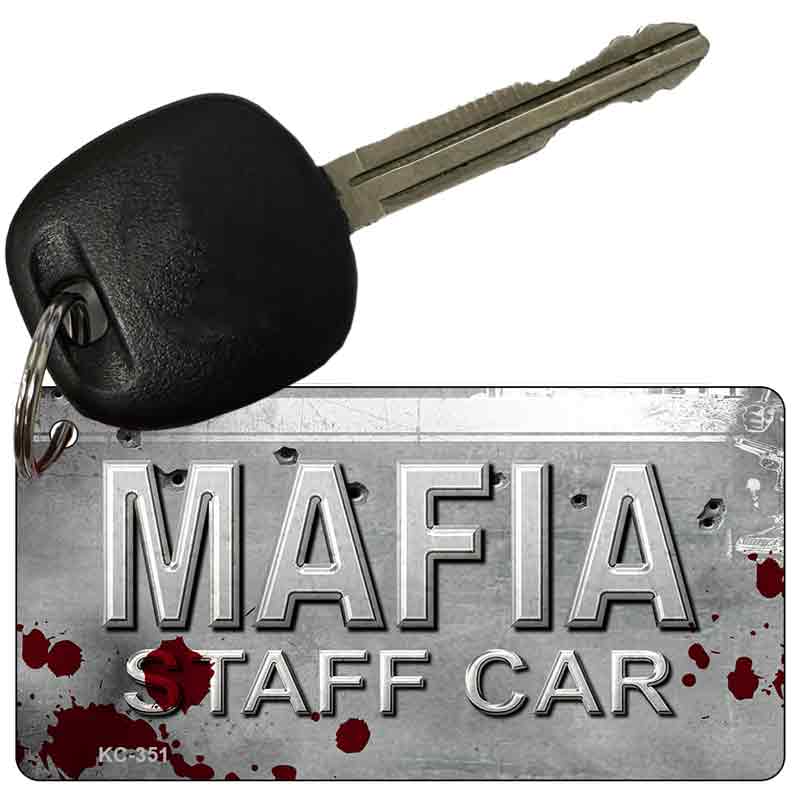 Mafia Staff Car Novelty Aluminum Key Chain KC-351