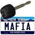 Mafia New York State License Plate Tag Key Chain KC-3547