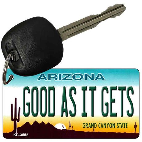 Good As It Gets Arizona State License Plate Tag Key Chain KC-3552