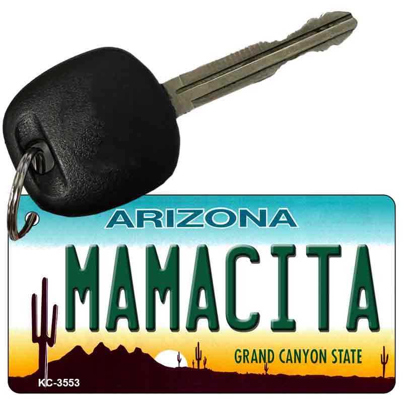 Mamacita Arizona State License Plate Tag Key Chain KC-3553