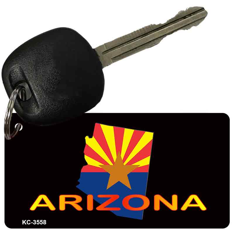 Arizona State Colors Novelty Aluminum Key Chain KC-3558