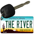 The River Arizona State License Plate Tag Key Chain KC-3563