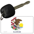 Illinois State Flag Novelty Aluminum Key Chain KC-3577