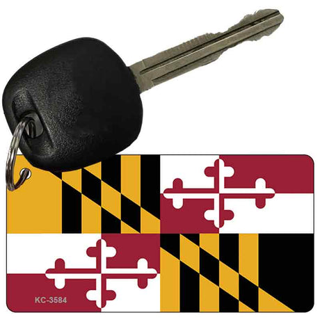 Maryland State Flag Novelty Aluminum Key Chain KC-3584