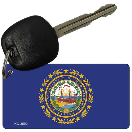 New Hampshire State Flag Novelty Aluminum Key Chain KC-3592