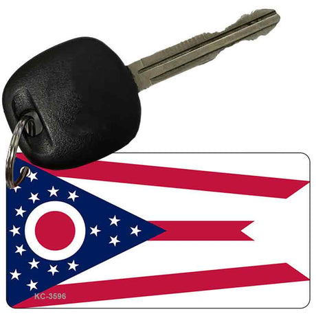 Ohio State Flag Novelty Aluminum Key Chain KC-3596