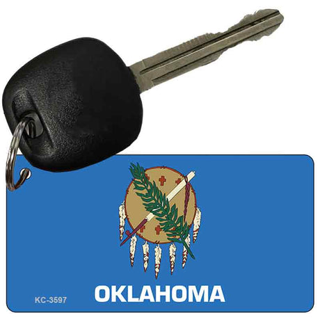 Oklahoma State Flag Novelty Aluminum Key Chain KC-3597