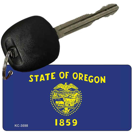 Oregon State Flag Novelty Aluminum Key Chain KC-3598