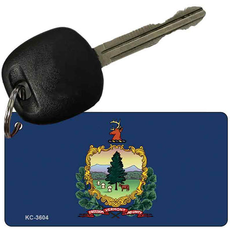 Vermont State Flag Novelty Aluminum Key Chain KC-3604