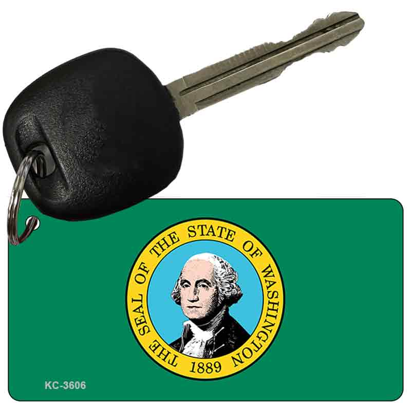 Washington State Flag Novelty Aluminum Key Chain KC-3606