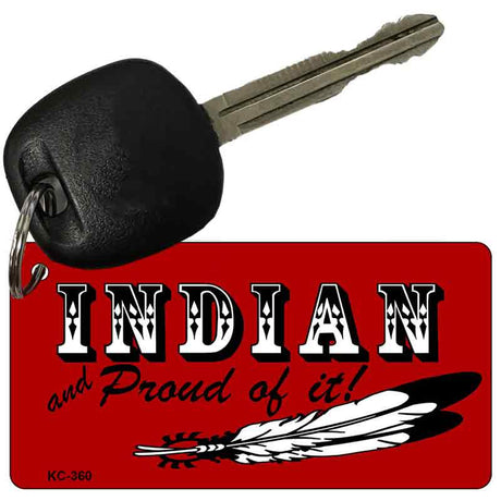 Indian Proud Novelty Aluminum Key Chain KC-360