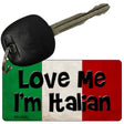 Love Me I'm Italian Novelty Aluminum Key Chain KC-3610