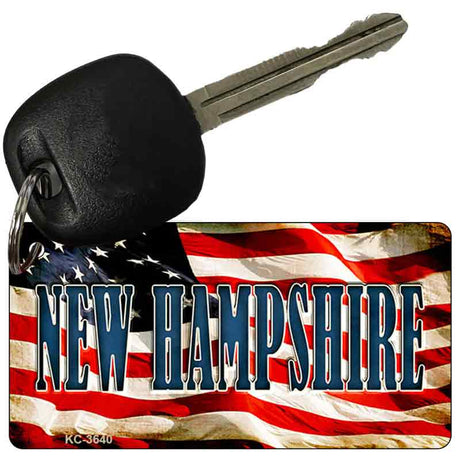 New Hampshire Novelty Aluminum Key Chain KC-3640